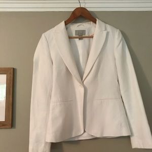 White H&M blazer
